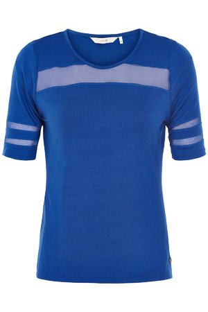 NÜmph 7119316 JAIDA JERSEY Dámská blúzka 3023 MAZ. BLUE modrá