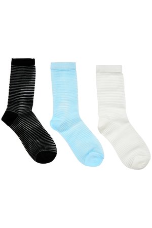 NÜmph 7119403 JAIDYN 3-PACK Dámské ponožky 6000 MULTI COL. mix barev barev jedna velikost