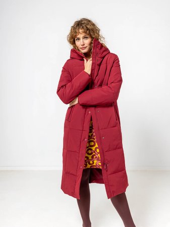 Puff coat 42puff80 032 000097 bordeaux 1