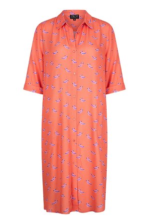 Shirt dress 41rac40 270 001248 parrot coral 1
