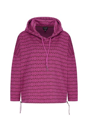 Sweater hoodie 42cvp30 094 001274 diabolo raspberry 1