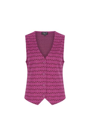 Waist vest 42cvp70 046 001274 diabolo raspberry 2