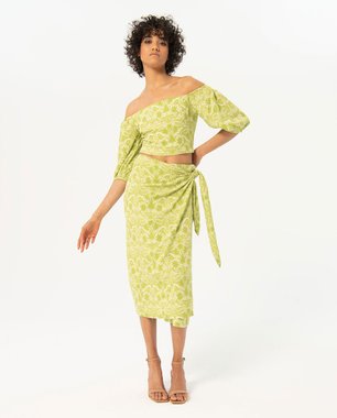 Surkana 524TIKU624 Dámská sukně zelená