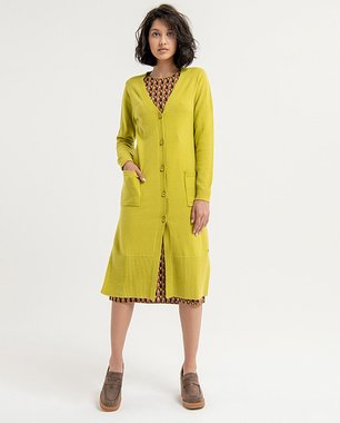 Surkana 563ESNU335 Dámský kardigan 60 acid green
