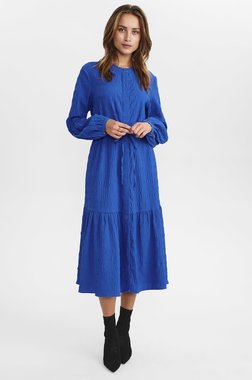 Nümph 700859 NUCAMERON dámské šaty 3081 Princess Blue modrá