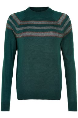 Nümph 7120225 NUANNISTON PULLOVER Dámský svetr zelený