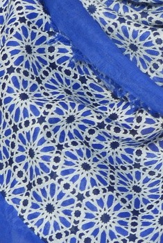 Paramita CAREY dámský šatek modrý 