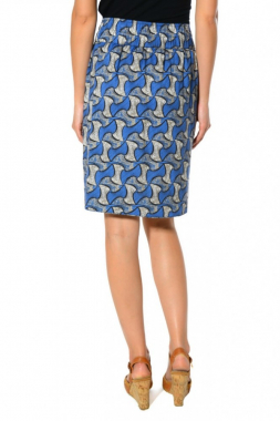 Paramita DRAGONFLY dámská krátká sukně modrá
