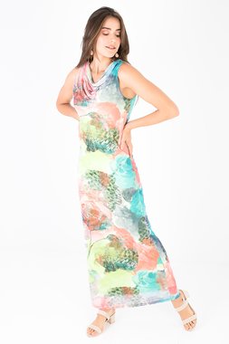 Smash JEWEL Dámské šaty s barevným vzorem