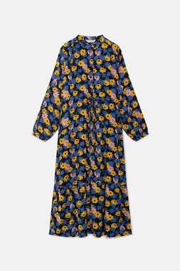 Midi shirt dress with floral print (3)