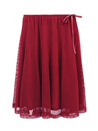 Smash TILIA Dámská sukně tmavě červená
