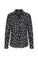 Blouse basic 42rac15 054p 001264 polkadot black 1